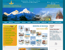 Tablet Screenshot of alpineexplorenepal.com